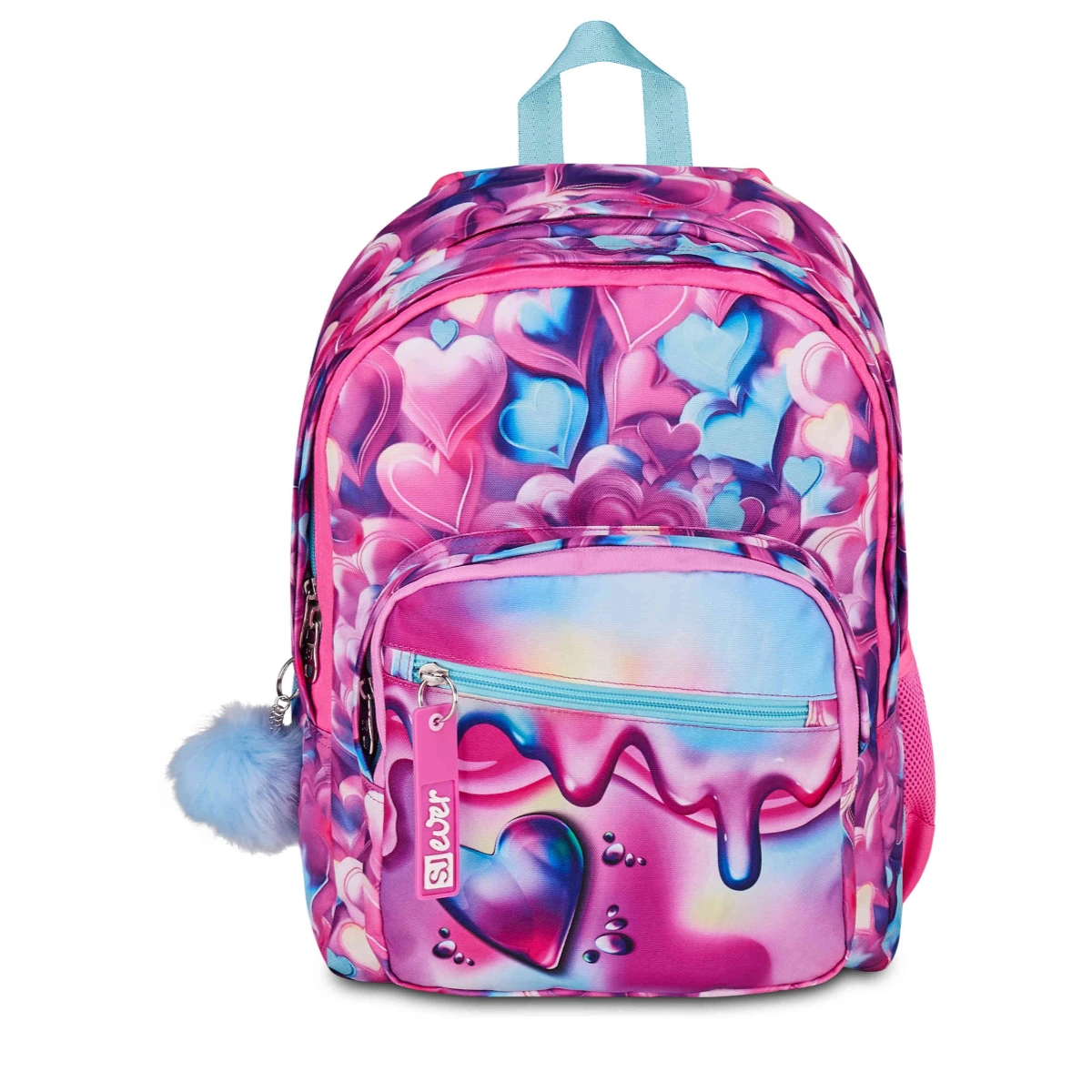 PACCHETTO Zaino + Astuccio SJ Ever Bambina - PINK BEAT - - immagine 2