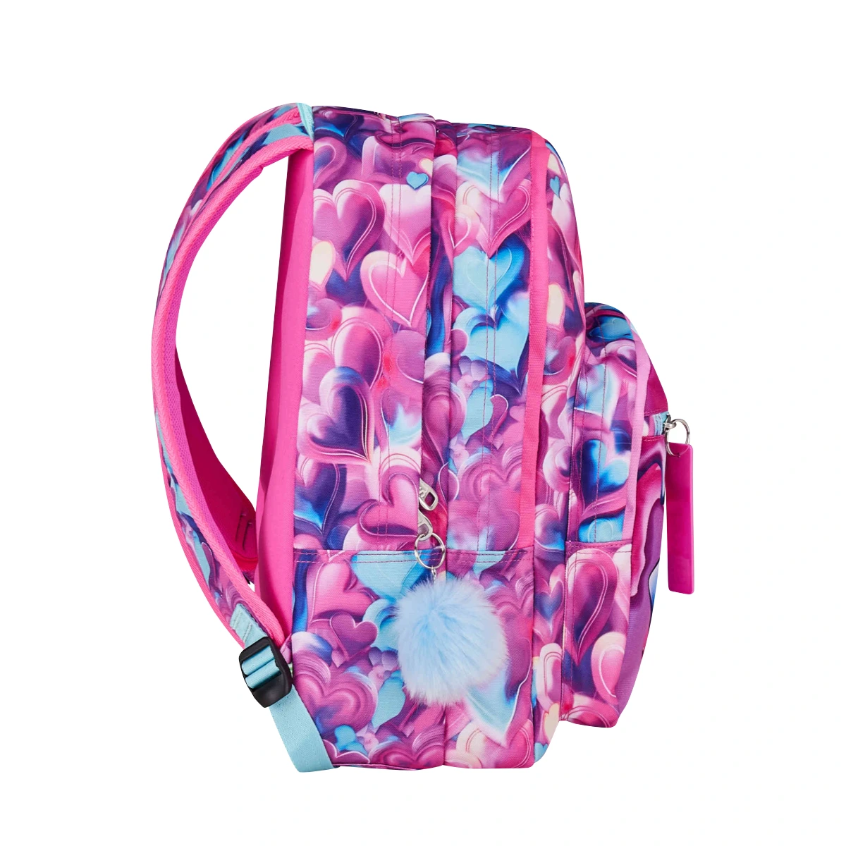 PACCHETTO Zaino + Astuccio SJ Ever Bambina - PINK BEAT - - immagine 4