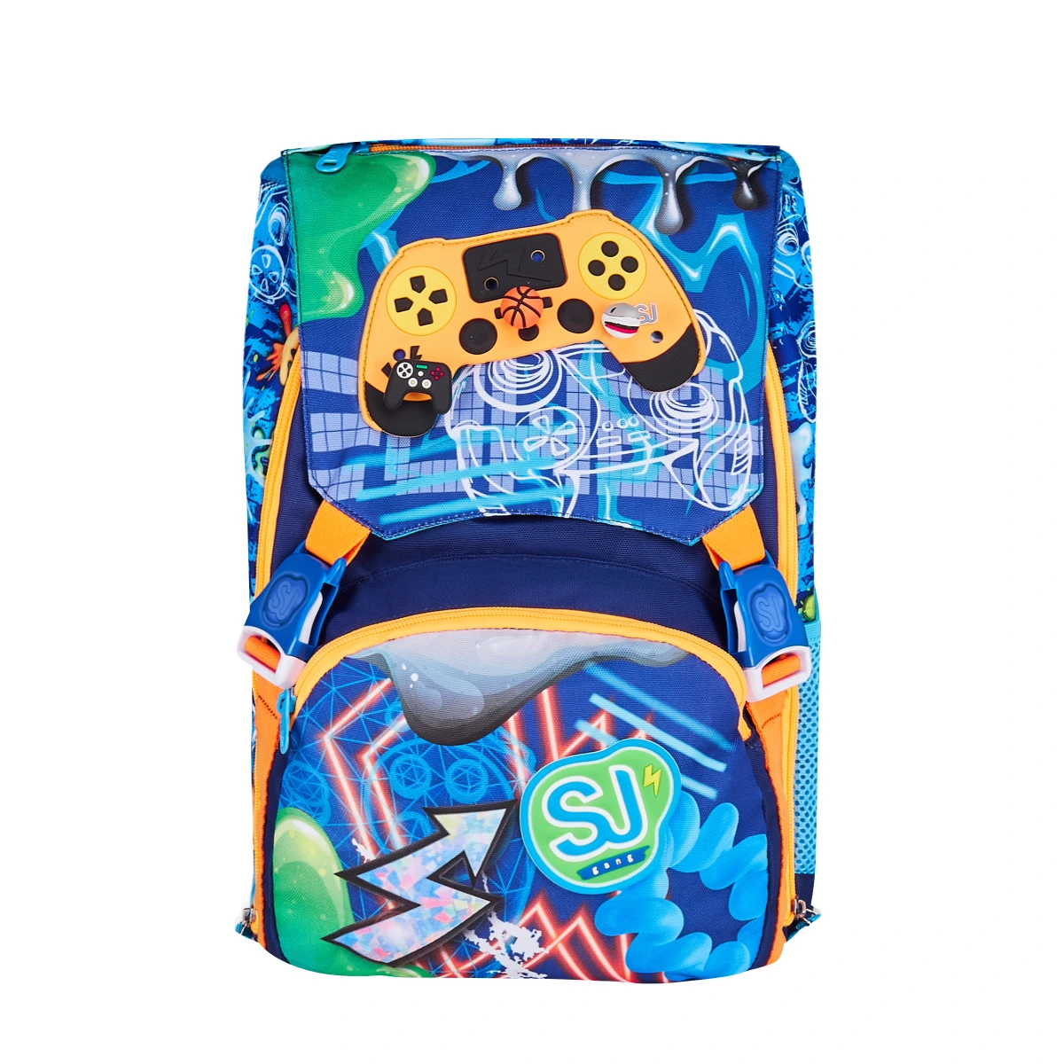 Zaino SJ Estensibile Big Bambino - JOYFUL PINS BOY - Joystick con PINS Attacca Stacca - immagine 3