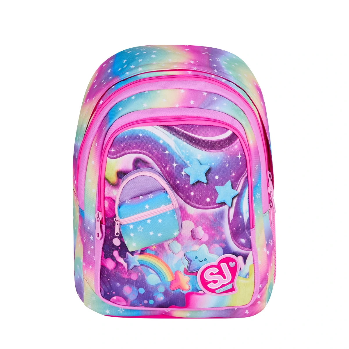 Featured image for “Zaino SJ Advanced Bambina - SOFT POUCH GIRL - Stelle Multicolore”