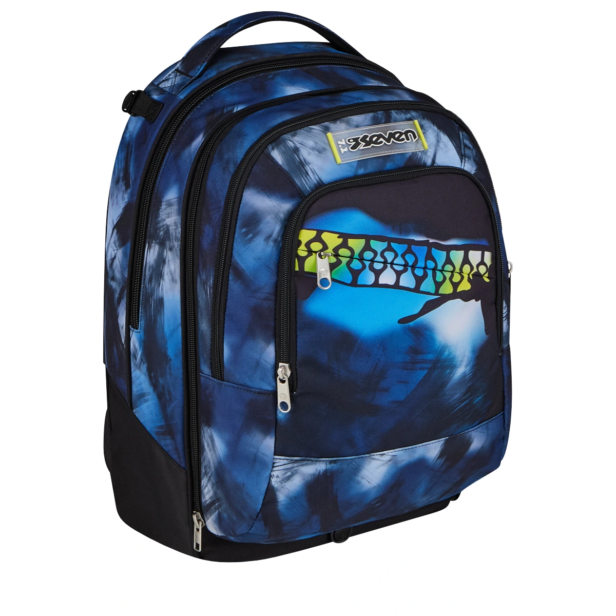 Trolley SEVEN Separabile 8 RUOTE DETACH - EXTRA GRANDE - Blu Fusion - immagine 8