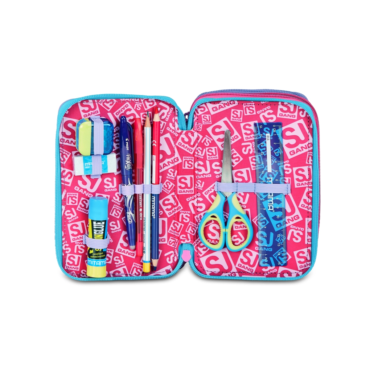 Astuccio SJ 3 ZIP - LED UNICORN GIRL - Unicorno - immagine 3