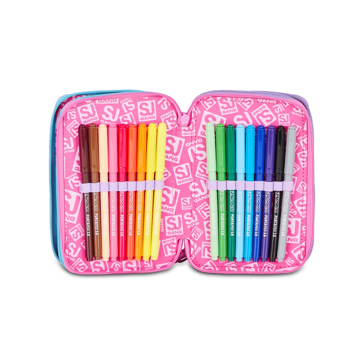 Astuccio SJ 3 ZIP - LED UNICORN GIRL - Unicorno - immagine 4
