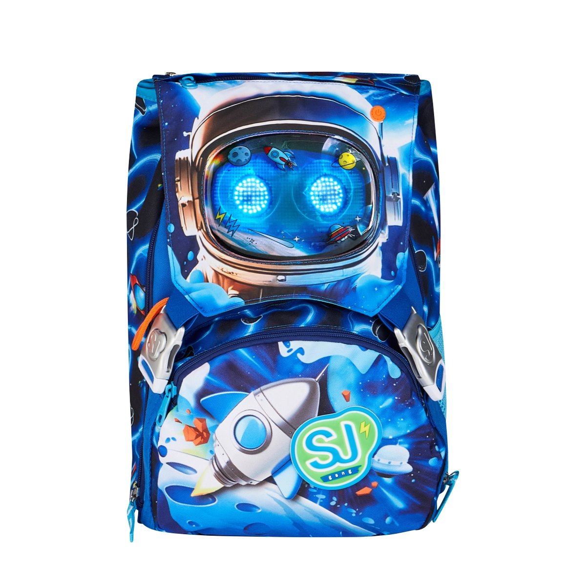 Zaino SJ Estensibile Big Bambino - SPACE LED BOY - Astronauta Led - immagine 2